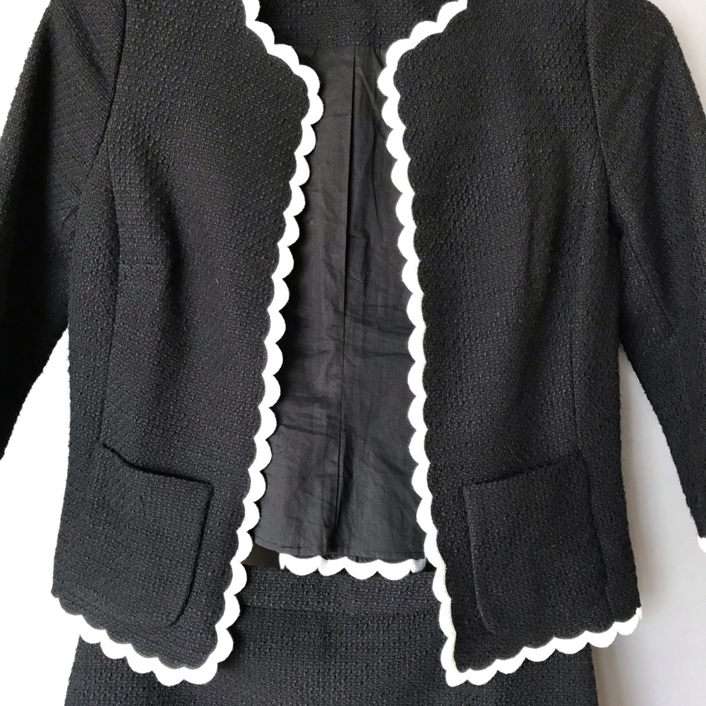 Talbots tweed set 4P